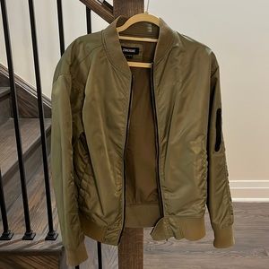 Zanarobe Olive Bomber Jacket